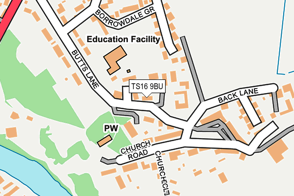 Map of STUDIWORKS LTD at local scale
