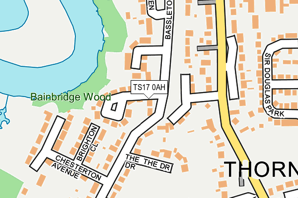 TS17 0AH map - OS OpenMap – Local (Ordnance Survey)