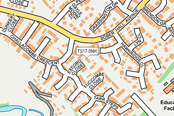 TS17 0NH map - OS OpenMap – Local (Ordnance Survey)