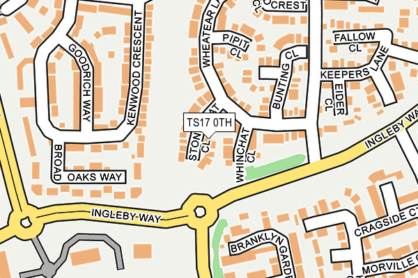 TS17 0TH map - OS OpenMap – Local (Ordnance Survey)