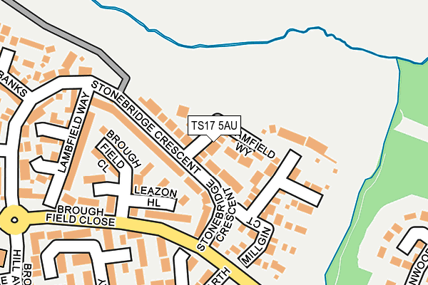 Map of D L GRANT LTD at local scale