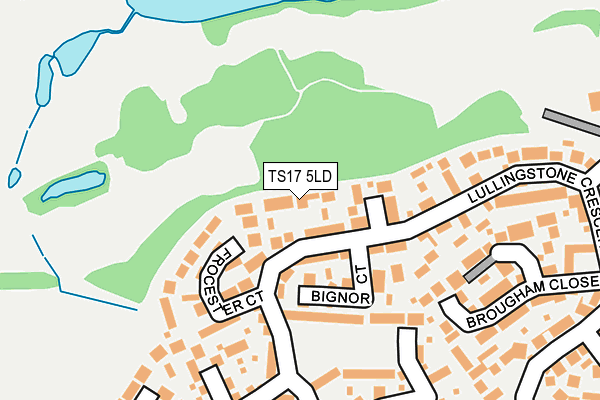 TS17 5LD map - OS OpenMap – Local (Ordnance Survey)