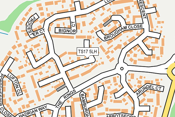 TS17 5LH map - OS OpenMap – Local (Ordnance Survey)