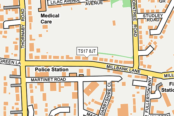 Map of D&CK LTD at local scale