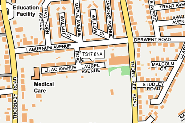Map of CANDLELIGHT HEALTHCARE LTD at local scale