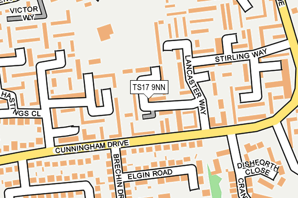 TS17 9NN map - OS OpenMap – Local (Ordnance Survey)