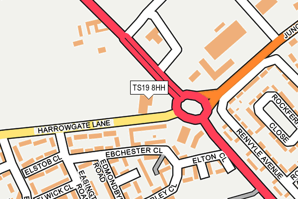 TS19 8HH map - OS OpenMap – Local (Ordnance Survey)