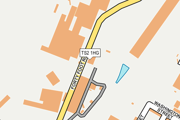 TS2 1HG map - OS OpenMap – Local (Ordnance Survey)