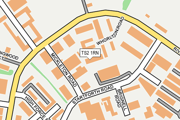 TS2 1RN map - OS OpenMap – Local (Ordnance Survey)