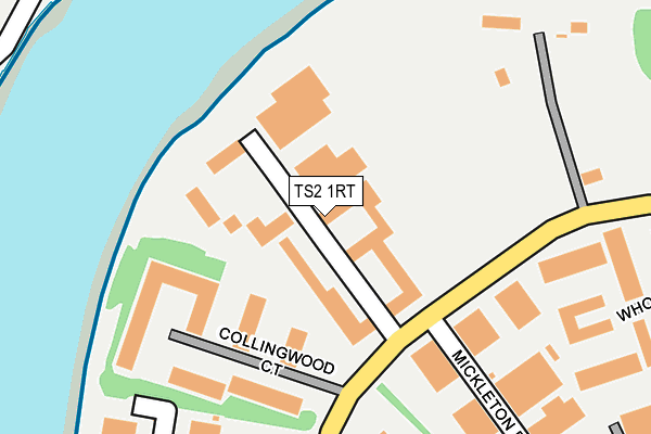 TS2 1RT map - OS OpenMap – Local (Ordnance Survey)