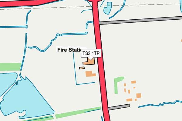 TS2 1TP map - OS OpenMap – Local (Ordnance Survey)