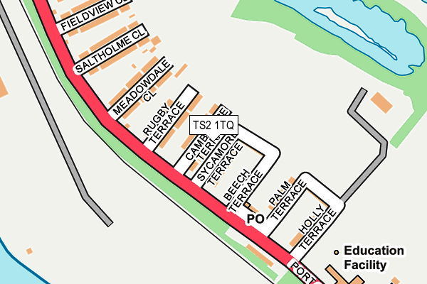 TS2 1TQ map - OS OpenMap – Local (Ordnance Survey)