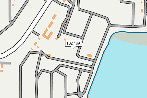 TS2 1UA map - OS OpenMap – Local (Ordnance Survey)