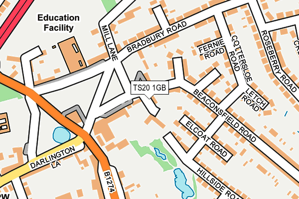 TS20 1GB map - OS OpenMap – Local (Ordnance Survey)