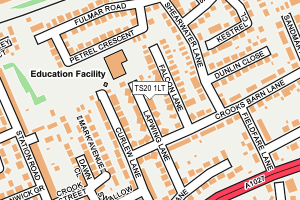 TS20 1LT map - OS OpenMap – Local (Ordnance Survey)