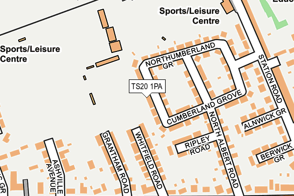 TS20 1PA map - OS OpenMap – Local (Ordnance Survey)