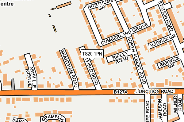 TS20 1PN map - OS OpenMap – Local (Ordnance Survey)