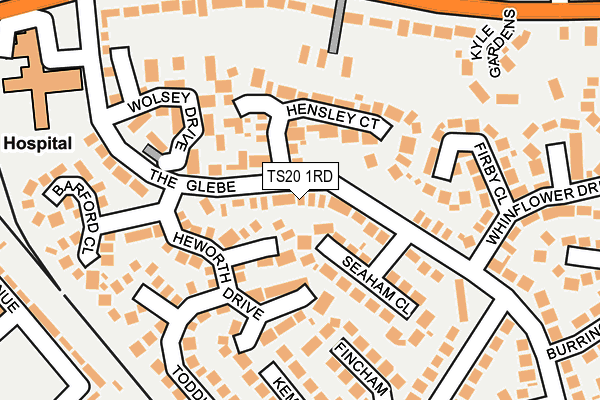 TS20 1RD map - OS OpenMap – Local (Ordnance Survey)