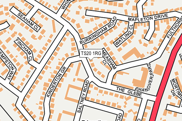 TS20 1RG map - OS OpenMap – Local (Ordnance Survey)