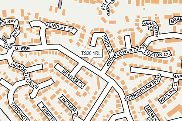 TS20 1RL map - OS OpenMap – Local (Ordnance Survey)