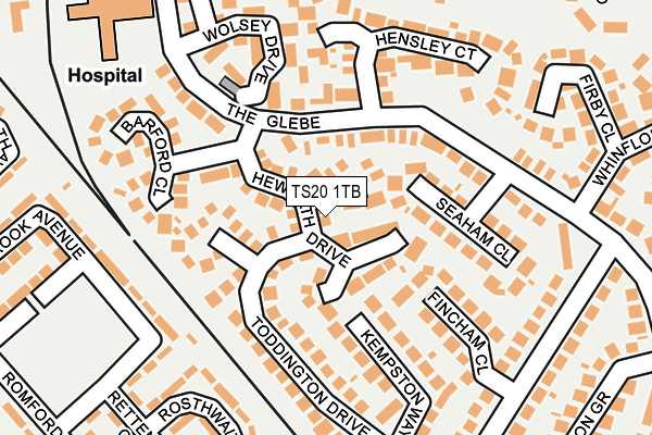 TS20 1TB map - OS OpenMap – Local (Ordnance Survey)