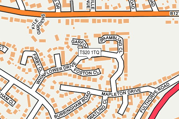 TS20 1TQ map - OS OpenMap – Local (Ordnance Survey)