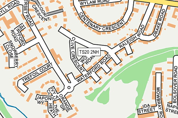 TS20 2NH map - OS OpenMap – Local (Ordnance Survey)