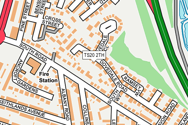 TS20 2TH map - OS OpenMap – Local (Ordnance Survey)