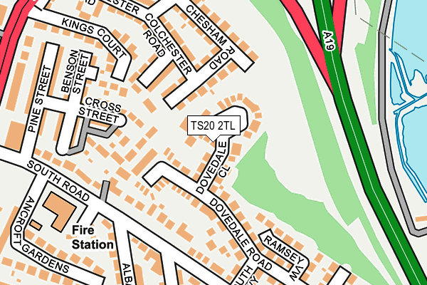 TS20 2TL map - OS OpenMap – Local (Ordnance Survey)