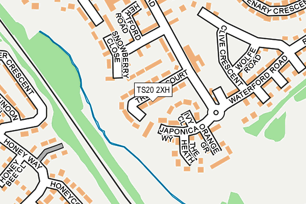 TS20 2XH map - OS OpenMap – Local (Ordnance Survey)