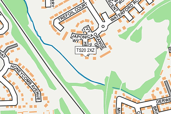 TS20 2XZ map - OS OpenMap – Local (Ordnance Survey)