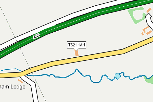 TS21 1AH map - OS OpenMap – Local (Ordnance Survey)