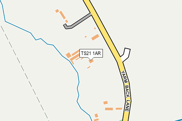 TS21 1AR map - OS OpenMap – Local (Ordnance Survey)