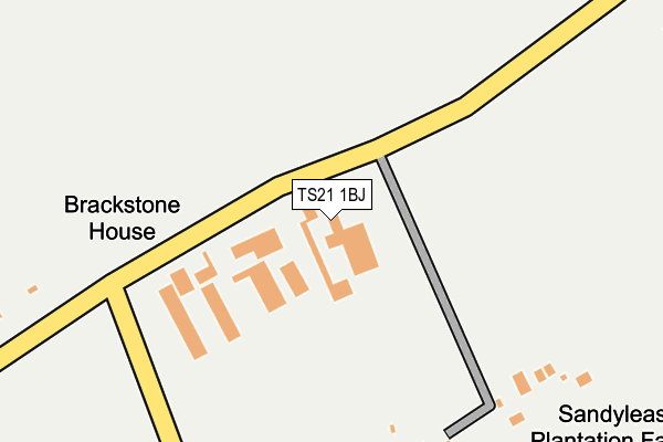 TS21 1BJ map - OS OpenMap – Local (Ordnance Survey)