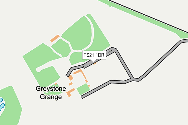 TS21 1DR map - OS OpenMap – Local (Ordnance Survey)
