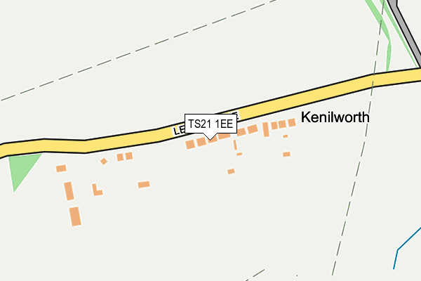 TS21 1EE map - OS OpenMap – Local (Ordnance Survey)