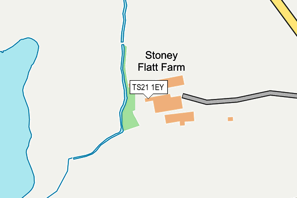 TS21 1EY map - OS OpenMap – Local (Ordnance Survey)