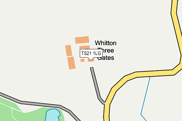 TS21 1LG map - OS OpenMap – Local (Ordnance Survey)