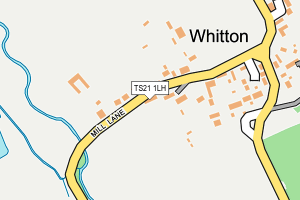 TS21 1LH map - OS OpenMap – Local (Ordnance Survey)