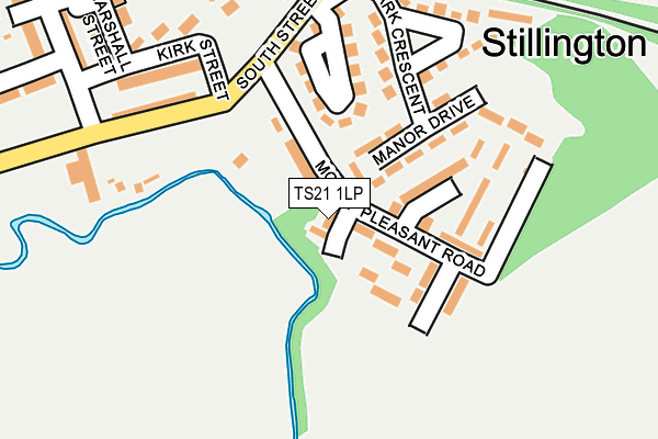 TS21 1LP map - OS OpenMap – Local (Ordnance Survey)