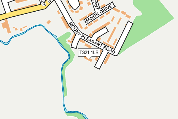 TS21 1LR map - OS OpenMap – Local (Ordnance Survey)