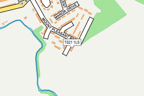 TS21 1LS map - OS OpenMap – Local (Ordnance Survey)