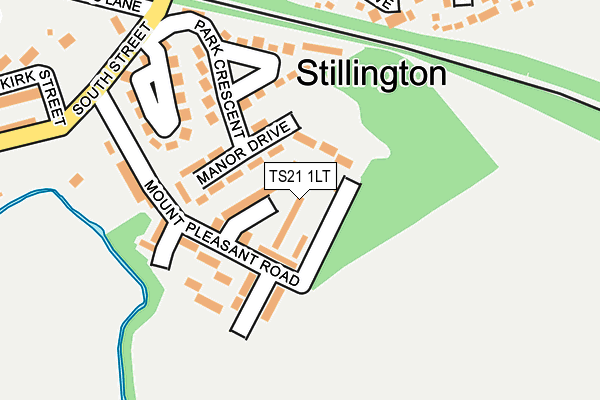 TS21 1LT map - OS OpenMap – Local (Ordnance Survey)