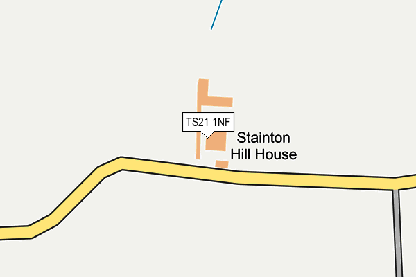 TS21 1NF map - OS OpenMap – Local (Ordnance Survey)