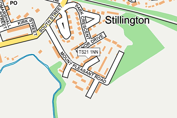 TS21 1NN map - OS OpenMap – Local (Ordnance Survey)