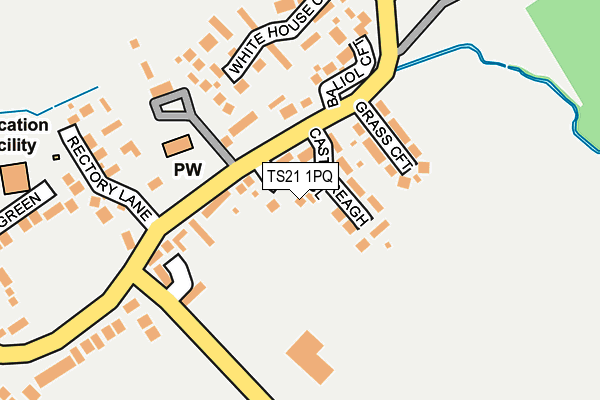 TS21 1PQ map - OS OpenMap – Local (Ordnance Survey)