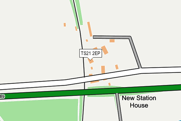 TS21 2EP map - OS OpenMap – Local (Ordnance Survey)