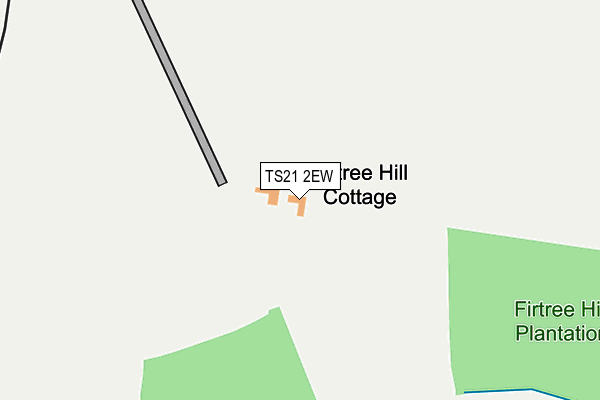 TS21 2EW map - OS OpenMap – Local (Ordnance Survey)