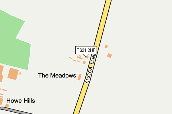 TS21 2HF map - OS OpenMap – Local (Ordnance Survey)