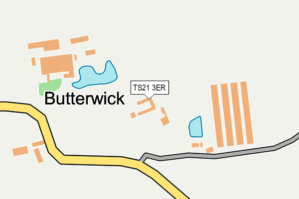 TS21 3ER map - OS OpenMap – Local (Ordnance Survey)
